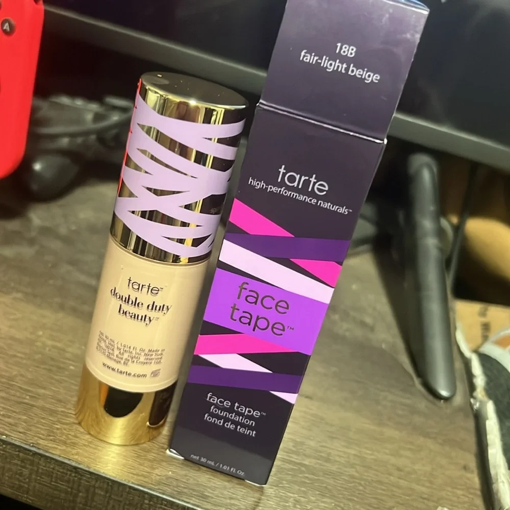 💕🌙Tarte Fair Light Beige Double Duty Foundation